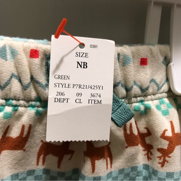 NWT Baby New Born Cat &Jack Green and White color Comfortable and Easy to wear - Picture 6 of 10